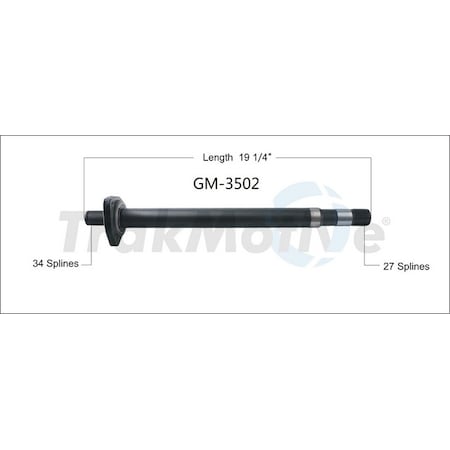 Surtrack Axle Cv Axle Shaft, Gm-3502 GM-3502
